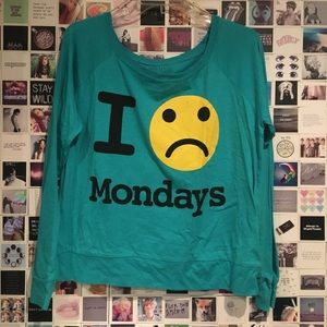 Forever 21 “I hate Mondays” shirt